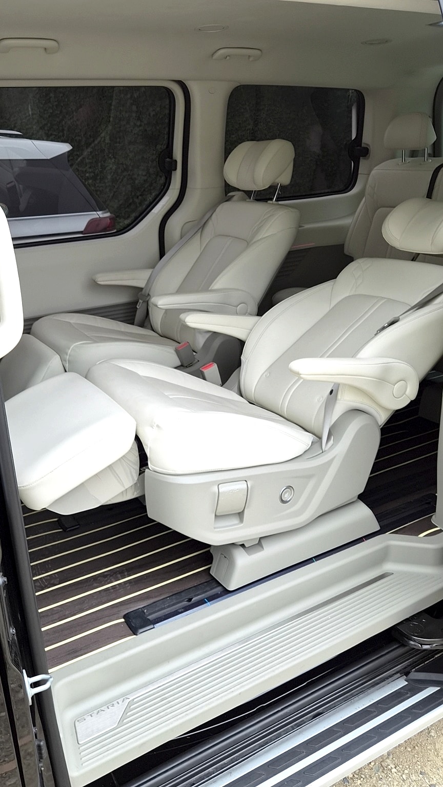 Hyundai Staria Lounge 3rd Row Seats Side View