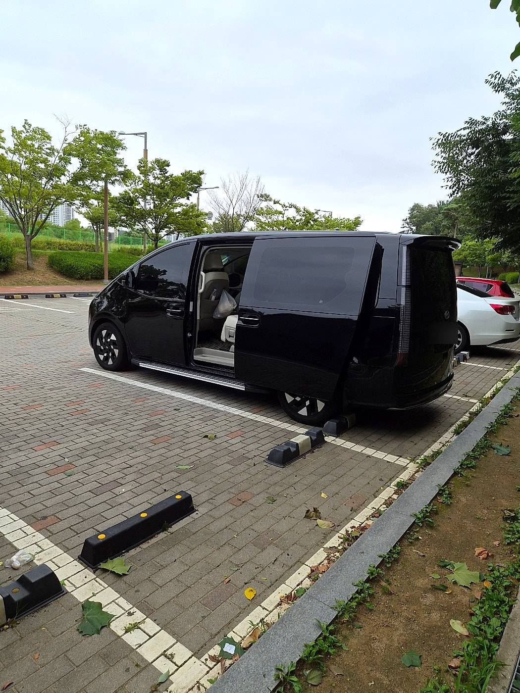 Hyundai Staria Lounge Black Rear Exterior